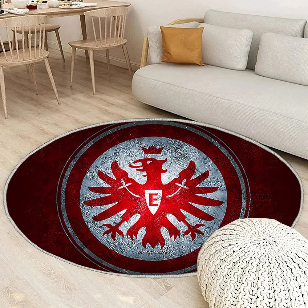 Eintracht Francfort Tapis Sol - Tapis De Salon, Pierre Rouge Eintracht Frankfurtgrunge Art Tapis Art, Tapis pour la décoration de la maison