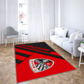 Fc Ingolstadt 04Rouge-Gris Ion Ingolstadt Tapis Sol - Tapis De Salon, Bundesliga 2 Tapis Art, Tapis pour la décoration de la maison