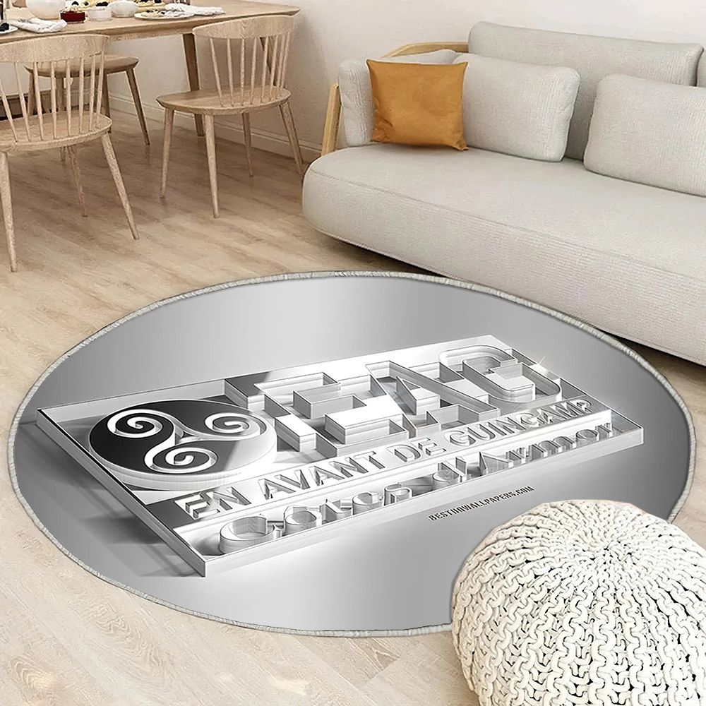 En Avant De Guingamp Tapis Sol - Tapis De Salon, Football Français Tapis Art, Tapis pour la décoration de la maison