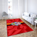Fischtown Pinguins Bremerhaven Club de hockey allemand Hockey Deutsche Eishockey Liga Tapis Sol - Tapis De Salon, Allemagne Drapeau en soie Tapis Art, Tapis pour la décoration de la maison