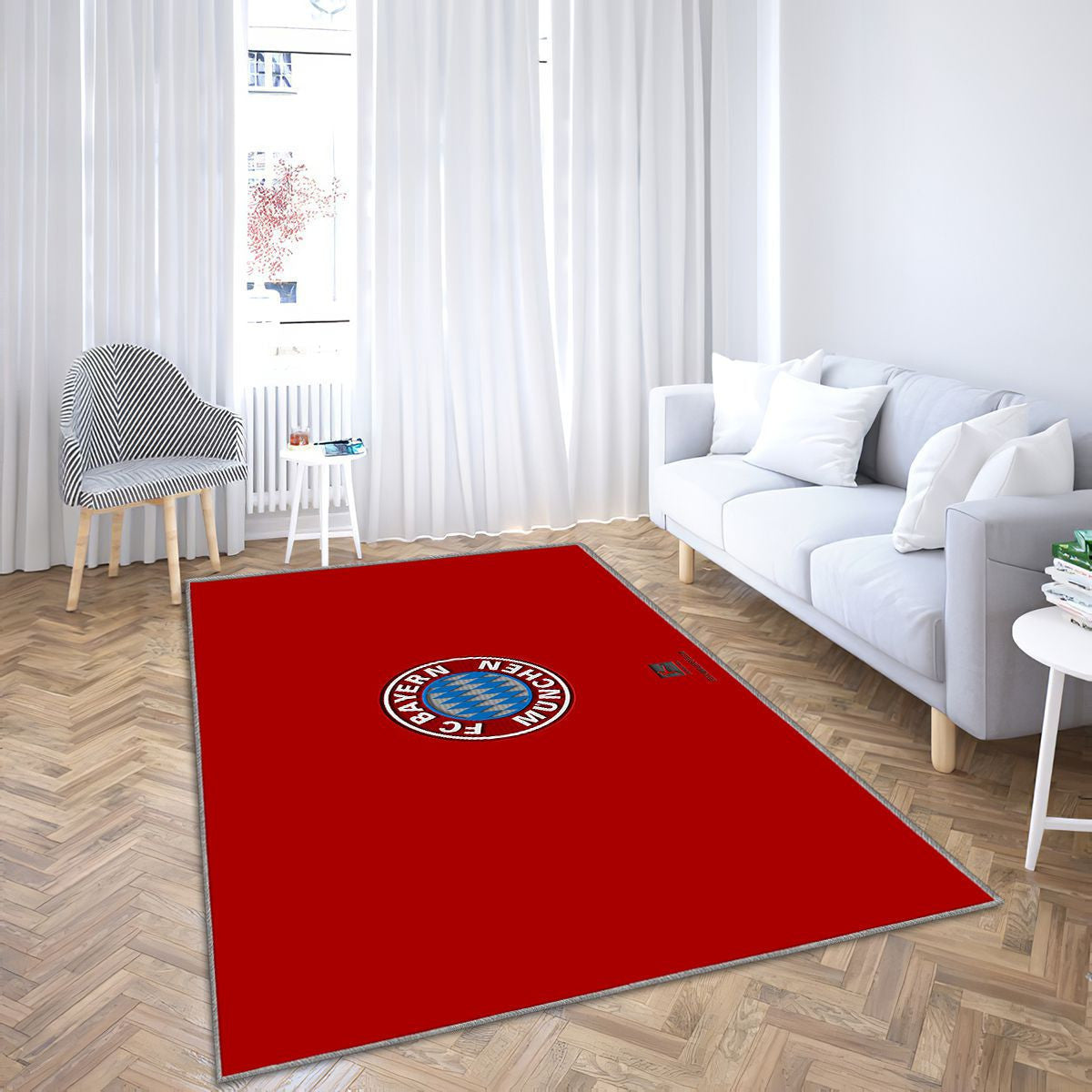 Fc Bayern Munich Tapis Sol - Tapis De Salon, équipe allemande de football Bayern Munichbundesliga Tapis Art, Tapis pour la décoration de la maison