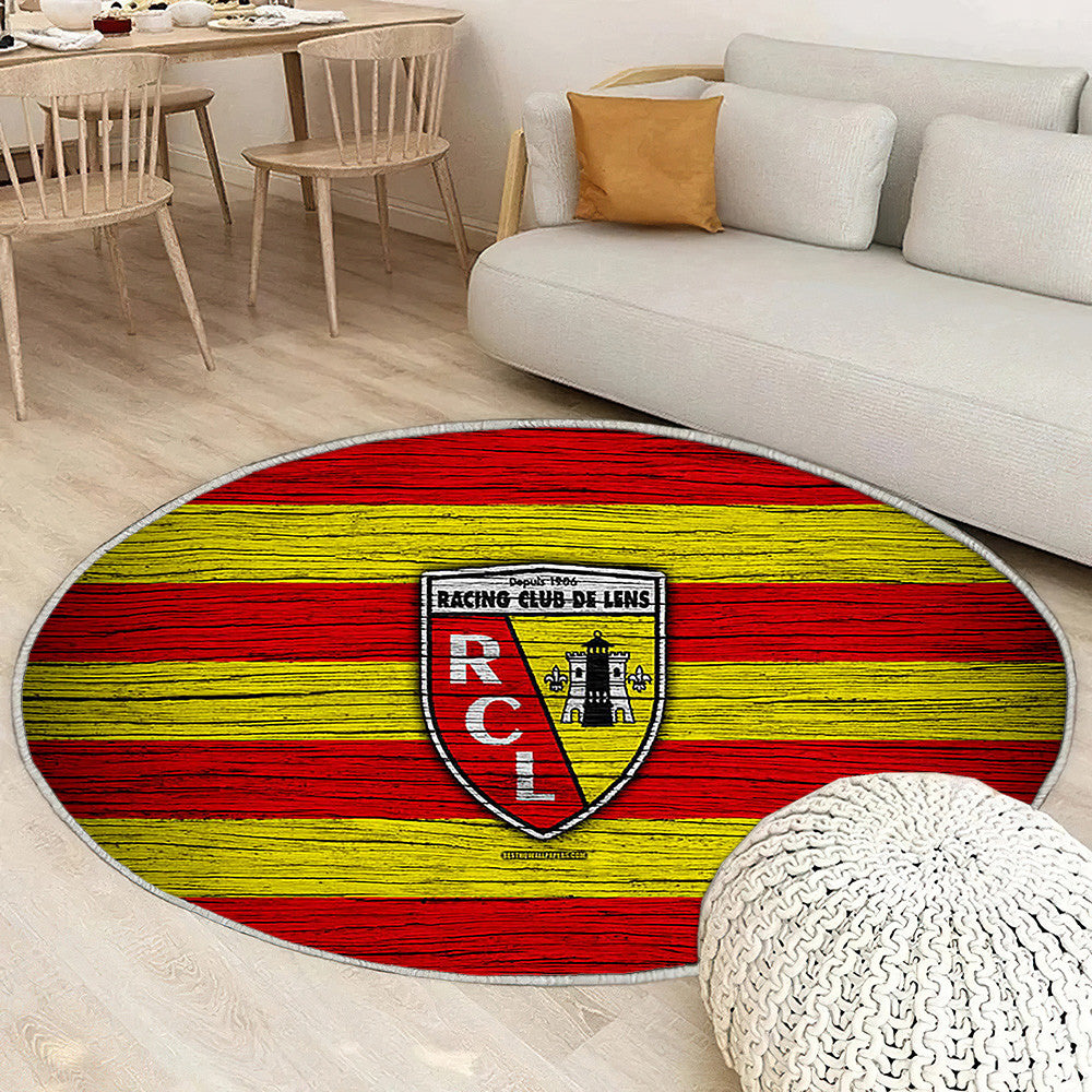 Lens Fc Ligue 2France Rc Lens Tapis Sol - Tapis De Salon, Football Club Liga 2 Tapis Art, Tapis pour la décoration de la maison