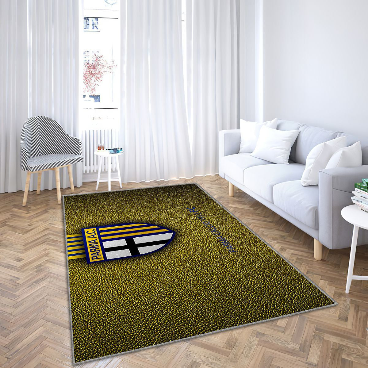 Parme Calcio 1913Parme Italie Tapis Sol - Tapis De Salon, Tapis Art, Tapis pour la décoration de la maison