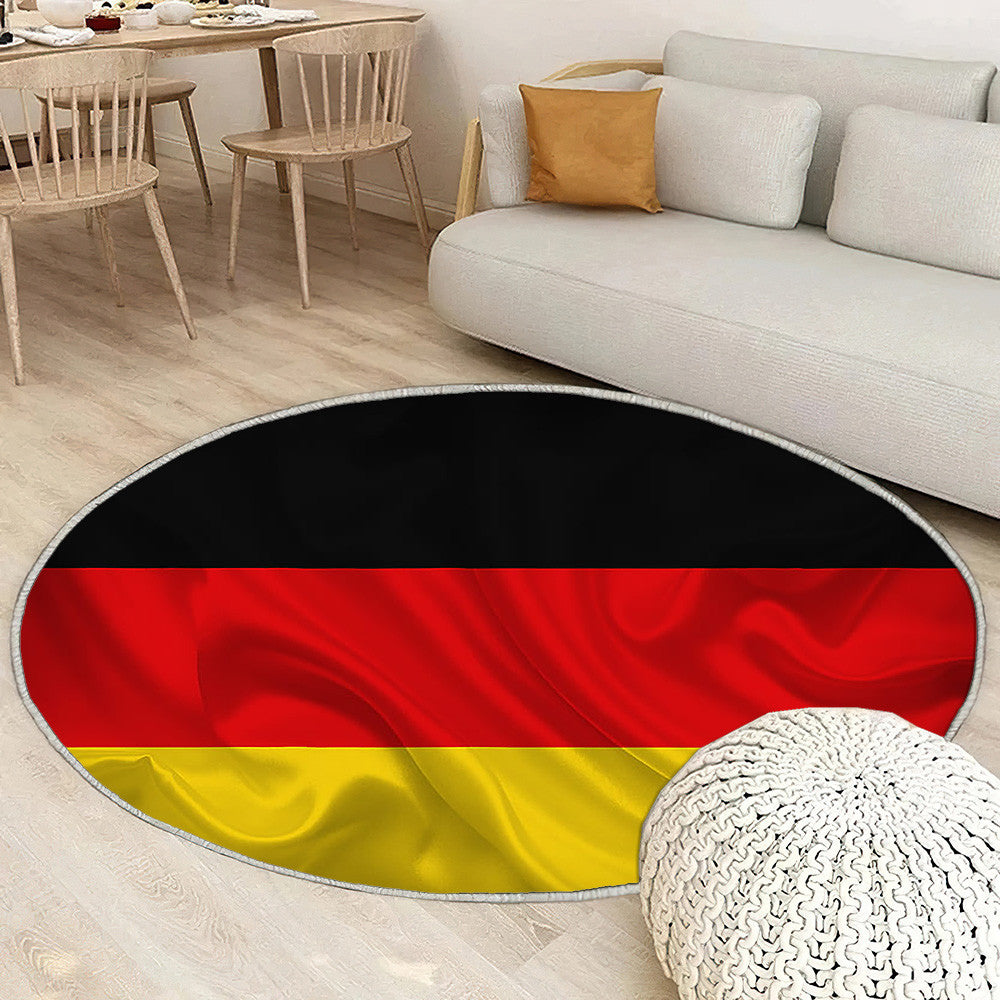 Drapeau allemand Tapis Sol - Tapis De Salon, soie Allemagne Tapis Art, Tapis pour la décoration de la maison