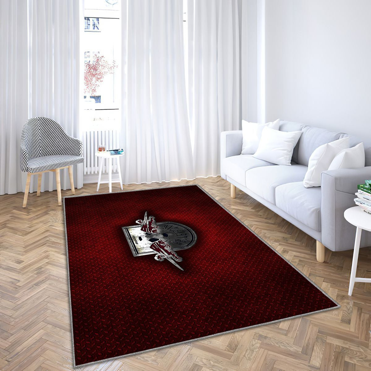 Rb Leipzig Tapis Sol - Tapis De Salon, Allemagne Bundesliga Tapis Art, Tapis pour la décoration de la maison