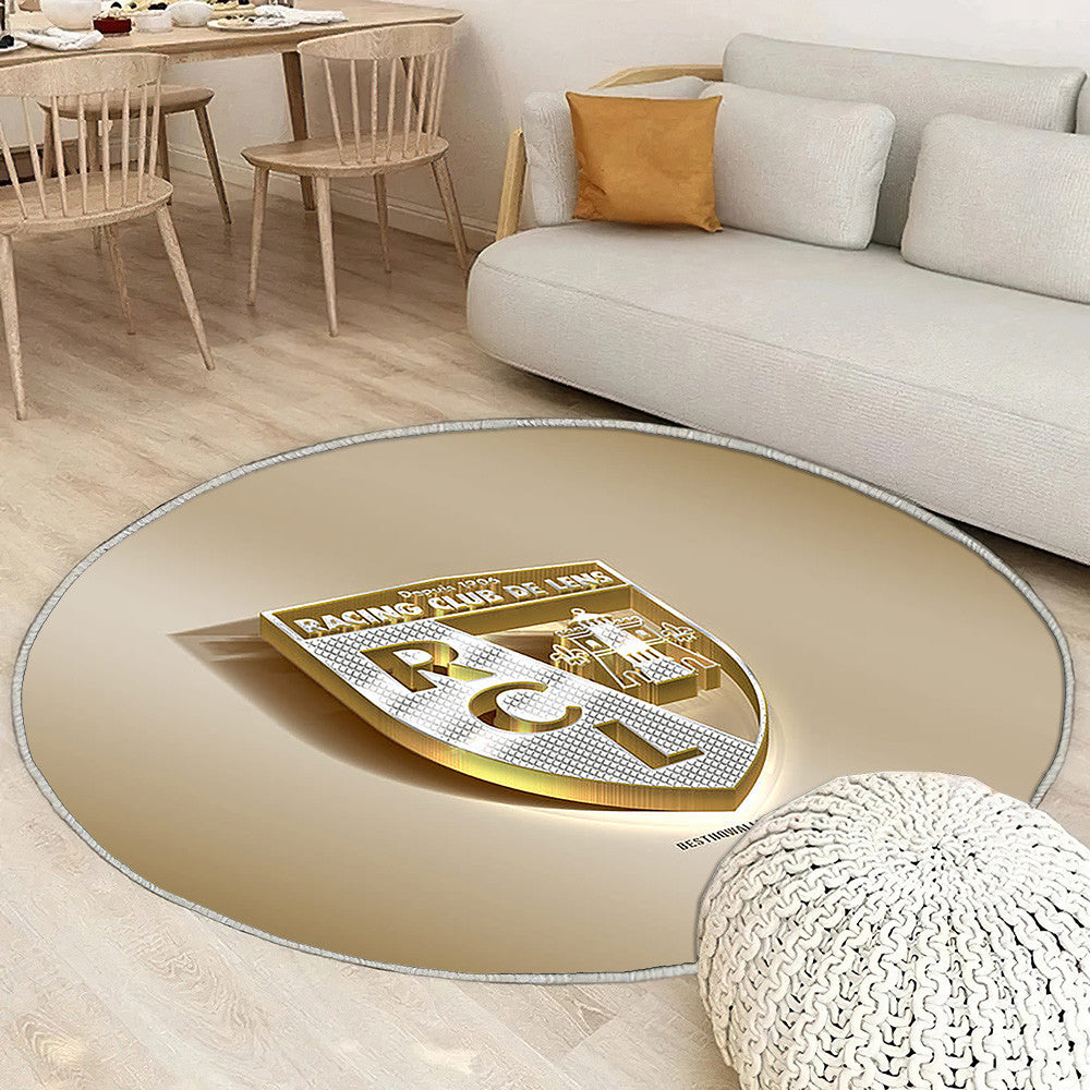 Rc Lens Tapis Sol - Tapis De Salon, Golden Silverlens France Tapis Art, Tapis pour la décoration de la maison