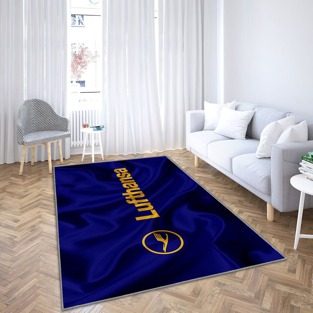 Lufthansa Tapis Sol - Tapis De Salon, transporteur aérien allemand Lufthansa Tapis Art, Tapis pour la décoration de la maison