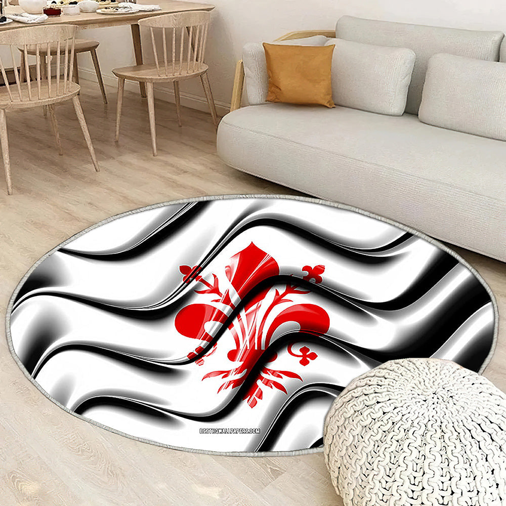 Florence Drapeau Villes D'Italie Tapis Sol - Tapis De Salon, Florence Florence Villes Italiennes Tapis Art, Tapis pour la décoration de la maison