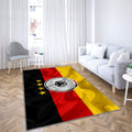 Drapeau de la Fédération de football de l'équipe nationale de football d'Allemagne Tapis Sol - Tapis De Salon, drapeau allemand Tapis Art, Tapis pour la décoration de la maison