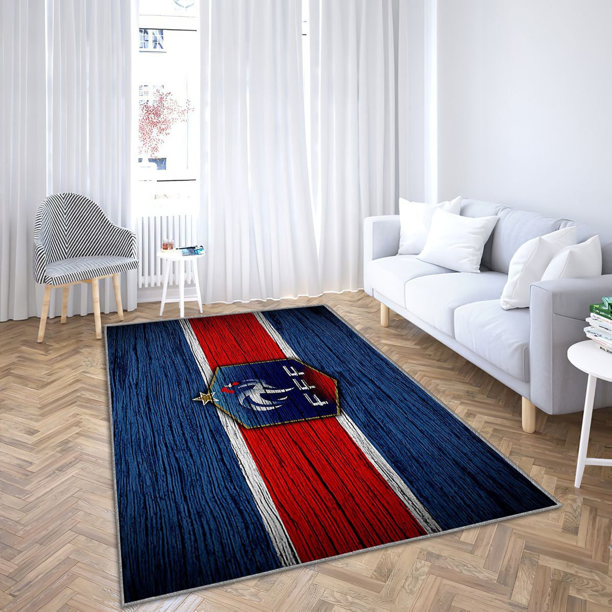 Equipe de France de Football Tapis Sol - Tapis De Salon, Europe Football Tapis Art, Tapis pour la décoration de la maison