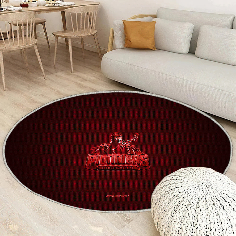 Pionniers Chamonix Mont-Blanc Tapis Sol - Tapis De Salon, Redred Carbon Fiber Ligue Magnus Tapis Art, Tapis pour la décoration de la maison