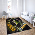 Parc Signal Iduna Tapis Sol - Tapis De Salon, Nuit Bvb Dortmund Tapis Art, Tapis pour la décoration de la maison