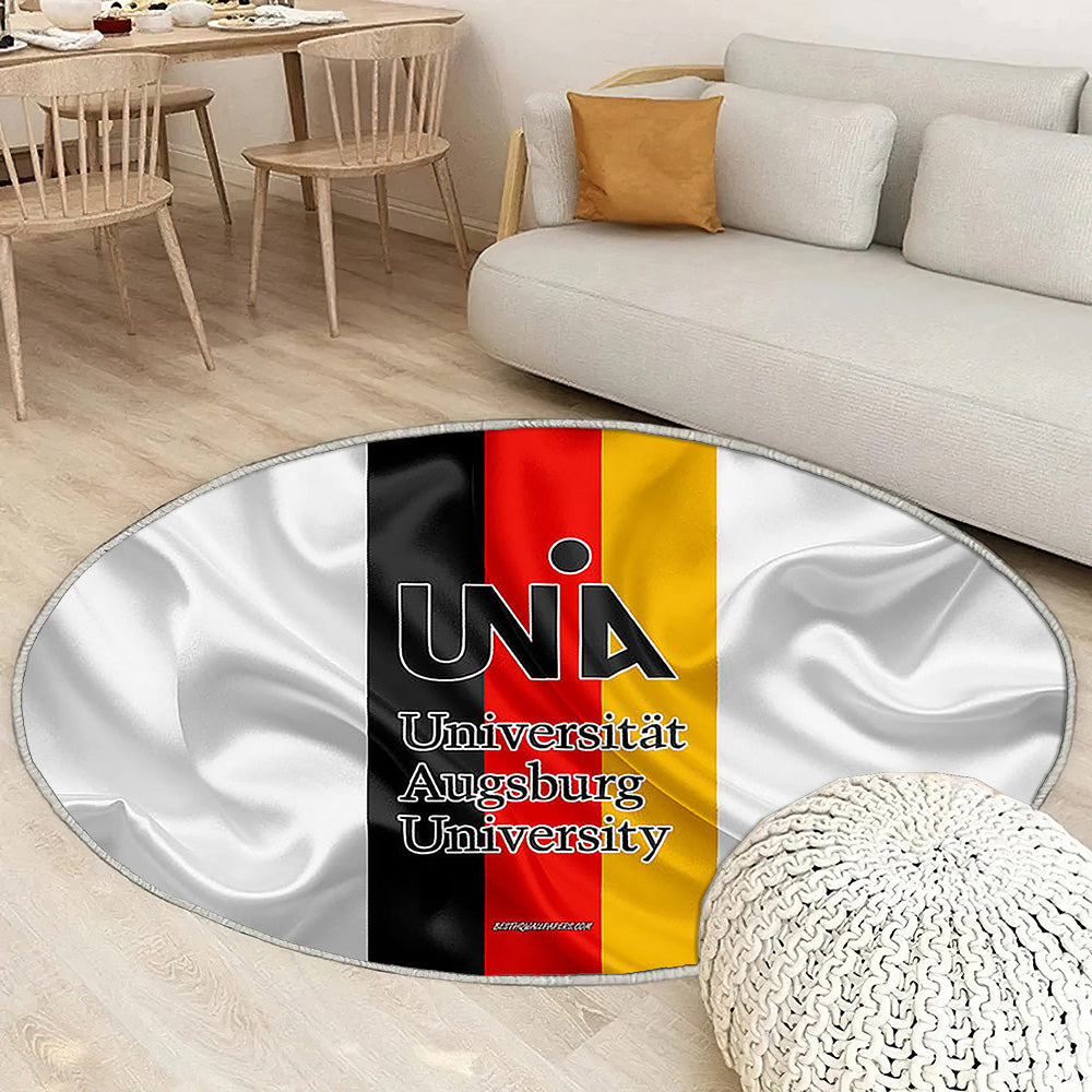 Emblème de l'Université d'Augsbourg Tapis Sol - Tapis De Salon, Université d'Augsburgaugsburg Allemagne Tapis Art, Tapis pour la décoration de la maison