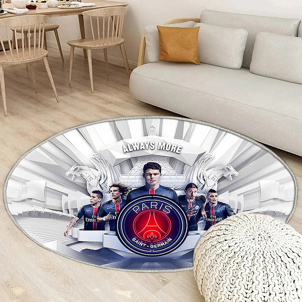 Paris Saint Germain Fc Tapis Sol - Tapis De Salon, Fan Art France Ligue 1 Tapis Art, Tapis pour la décoration de la maison