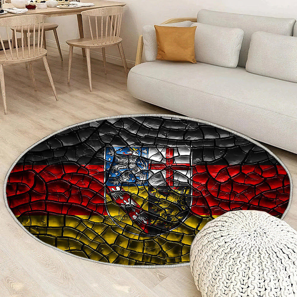 Drapeau des États allemands de la Sarre Tapis Sol - Tapis De Salon, drapeau de la Sarre de l'Allemagne Tapis Art, Tapis pour la décoration de la maison