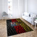 Drapeau des États allemands de la Sarre Tapis Sol - Tapis De Salon, drapeau de la Sarre de l'Allemagne Tapis Art, Tapis pour la décoration de la maison