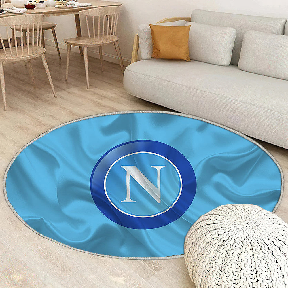 Naples Tapis Sol - Tapis De Salon, FootballItalie Tapis Art, Tapis pour la décoration de la maison