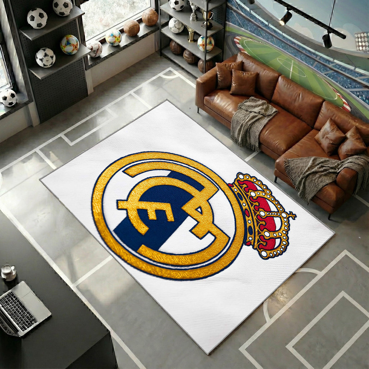 Real Madrid Couleur Neutre Style Logo 6