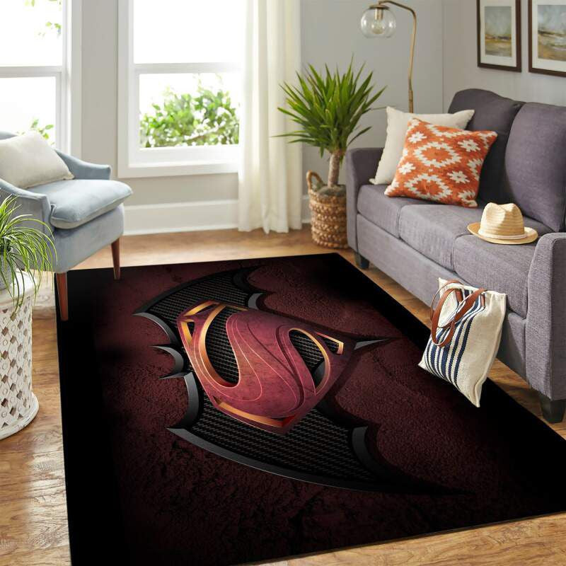 batman vs superman carpet floor