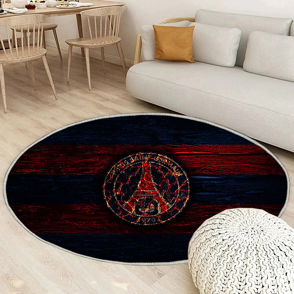 Paris Saint-Germain Fc Tapis Sol - Tapis De Salon, Ligue 1 Bleu Et Rougefrançais Football Tapis Art, Tapis pour la décoration de la maison