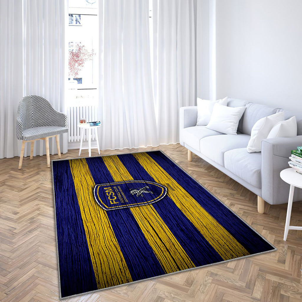 Sochaux Fc Ligue 2France Sochaux Tapis Sol - Tapis De Salon, Football Club Liga 2 Tapis Art, Tapis pour la décoration de la maison