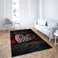 Ingolstadt 04 Fc Grunge Tapis Sol - Tapis De Salon, Bundesliga 2Équipe allemande de football Tapis Art, Tapis pour la décoration de la maison