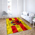 Drapeau de la ville allemande d'Oldenburg Tapis Sol - Tapis De Salon, symboles de l'Allemagne Tapis Art, Tapis pour la décoration de la maison