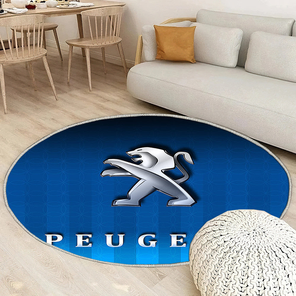 Logo Peugeot Tapis Sol - Tapis De Salon, Emirates Dubai Bluebird Tapis Art, Tapis pour la décoration de la maison