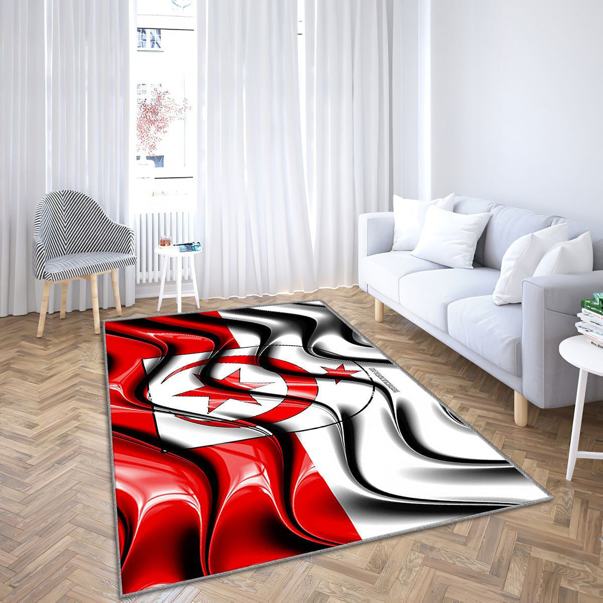 Halle Drapeau Villes d’Allemagne Tapis Sol - Tapis De Salon, Europe Halle Halle Tapis Art, Tapis pour la décoration de la maison