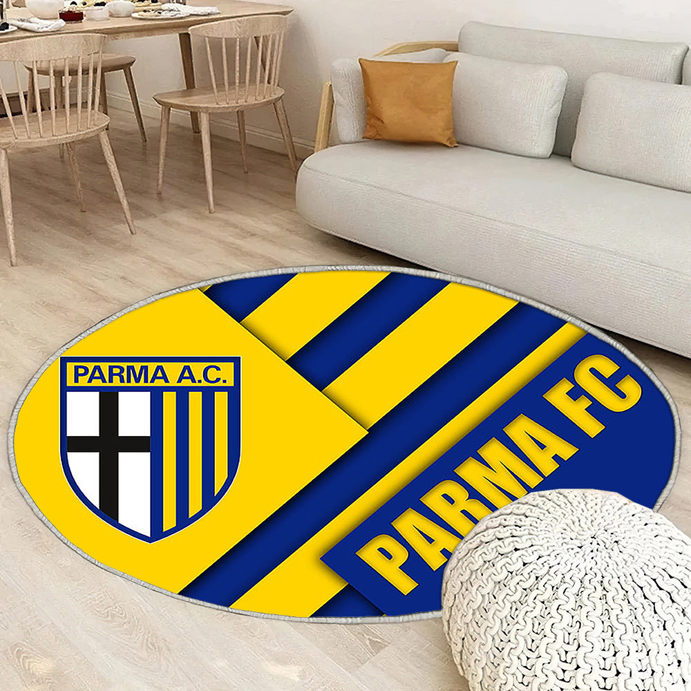 Parme Fcjaune Bleu Ion Parme Tapis Sol - Tapis De Salon, Parme Italie Tapis Art, Tapis pour la décoration de la maison