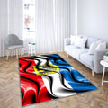 Heilbronn Drapeau Villes D'Allemagne Tapis Sol - Tapis De Salon, Heilbronn Heilbronn Villes Allemandes Tapis Art, Tapis pour la décoration de la maison
