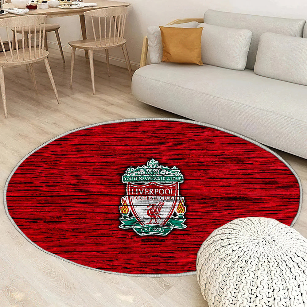 Liverpool Premier League Tapis Sol - Tapis De Salon, Angleterrefc Liverpool Tapis Art, Tapis pour la décoration de la maison