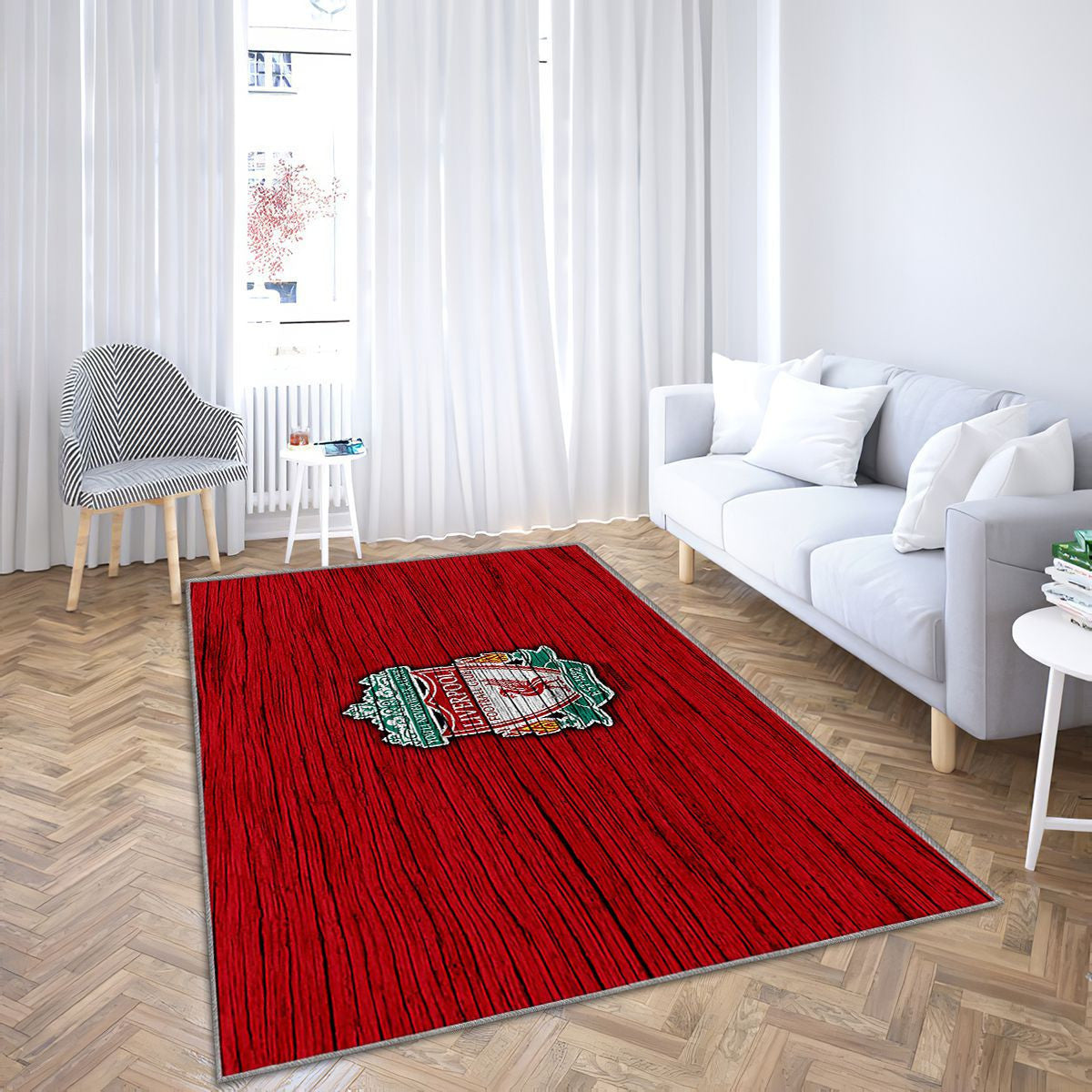 Liverpool Premier League Tapis Sol - Tapis De Salon, Angleterrefc Liverpool Tapis Art, Tapis pour la décoration de la maison