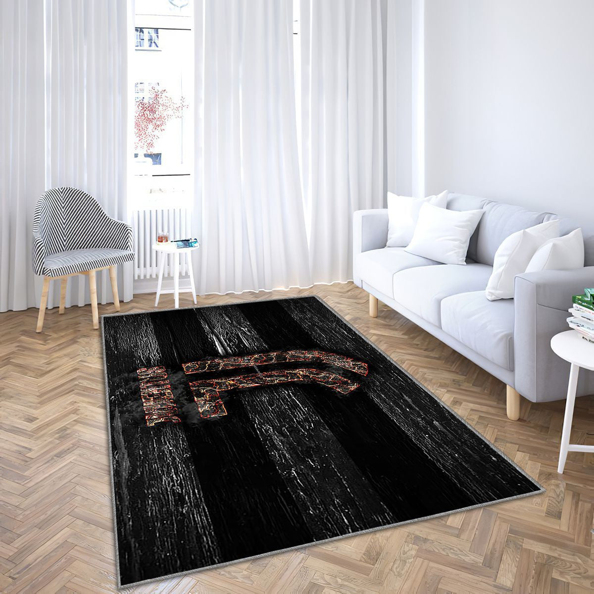 Logo Juventus Fc Fire Tapis Sol - Tapis De Salon, Football Grunge Club De Football Italien Tapis Art, Tapis pour la décoration de la maison