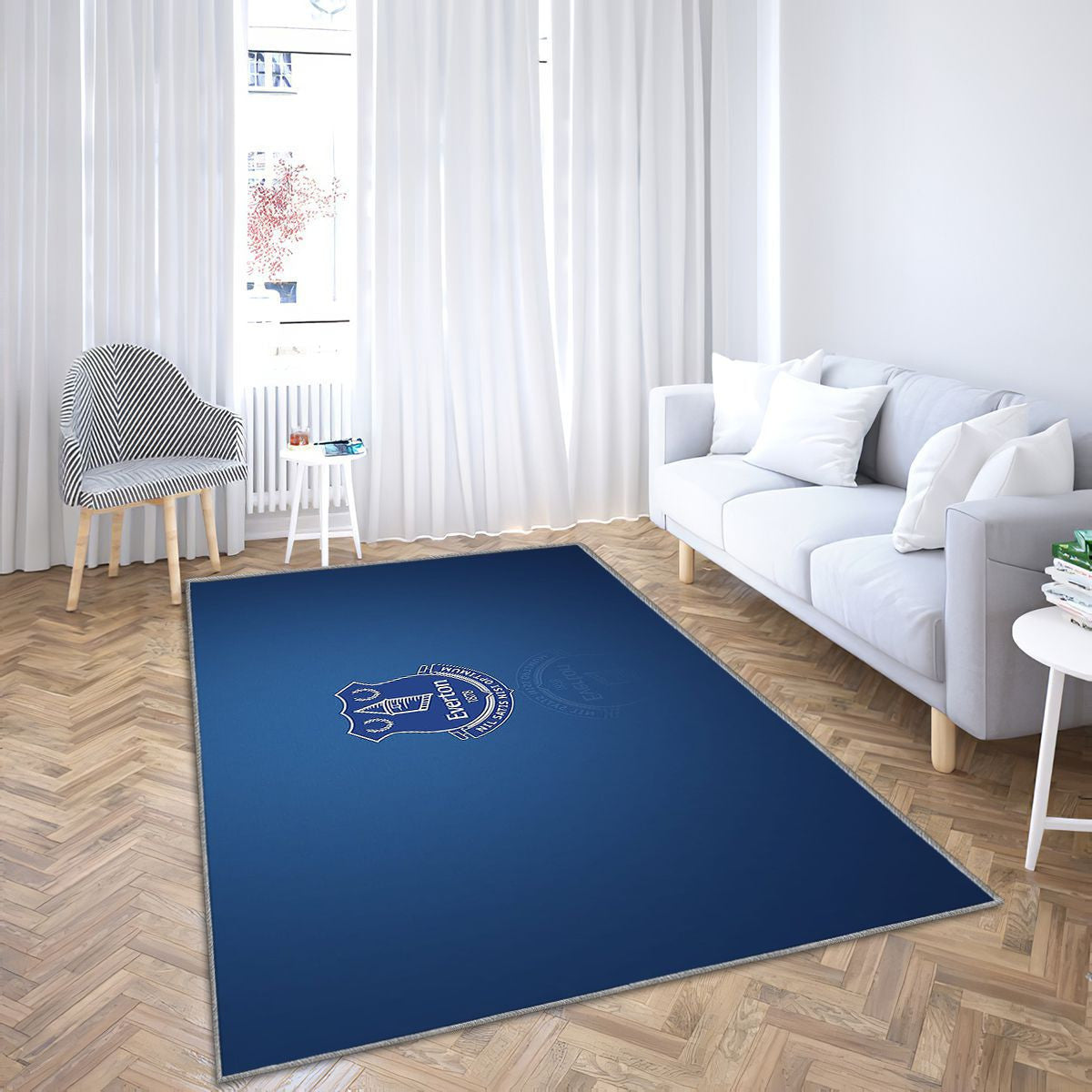 Football Tapis Sol - Tapis De Salon, Premier League Angleterre Everton Tapis Art, Tapis pour la décoration de la maison