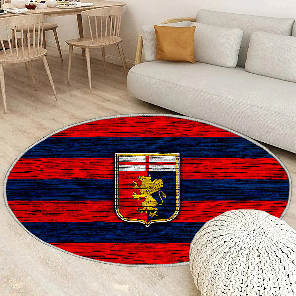 Gênes Serie A Tapis Sol - Tapis De Salon, Italyfc Gênes Tapis Art, Tapis pour la décoration de la maison