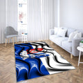 Villes drapeau d'Oberhausen d'Allemagne Tapis Sol - Tapis De Salon, Oberhausen Villes allemandes d'Oberhausen Tapis Art, Tapis pour la décoration de la maison