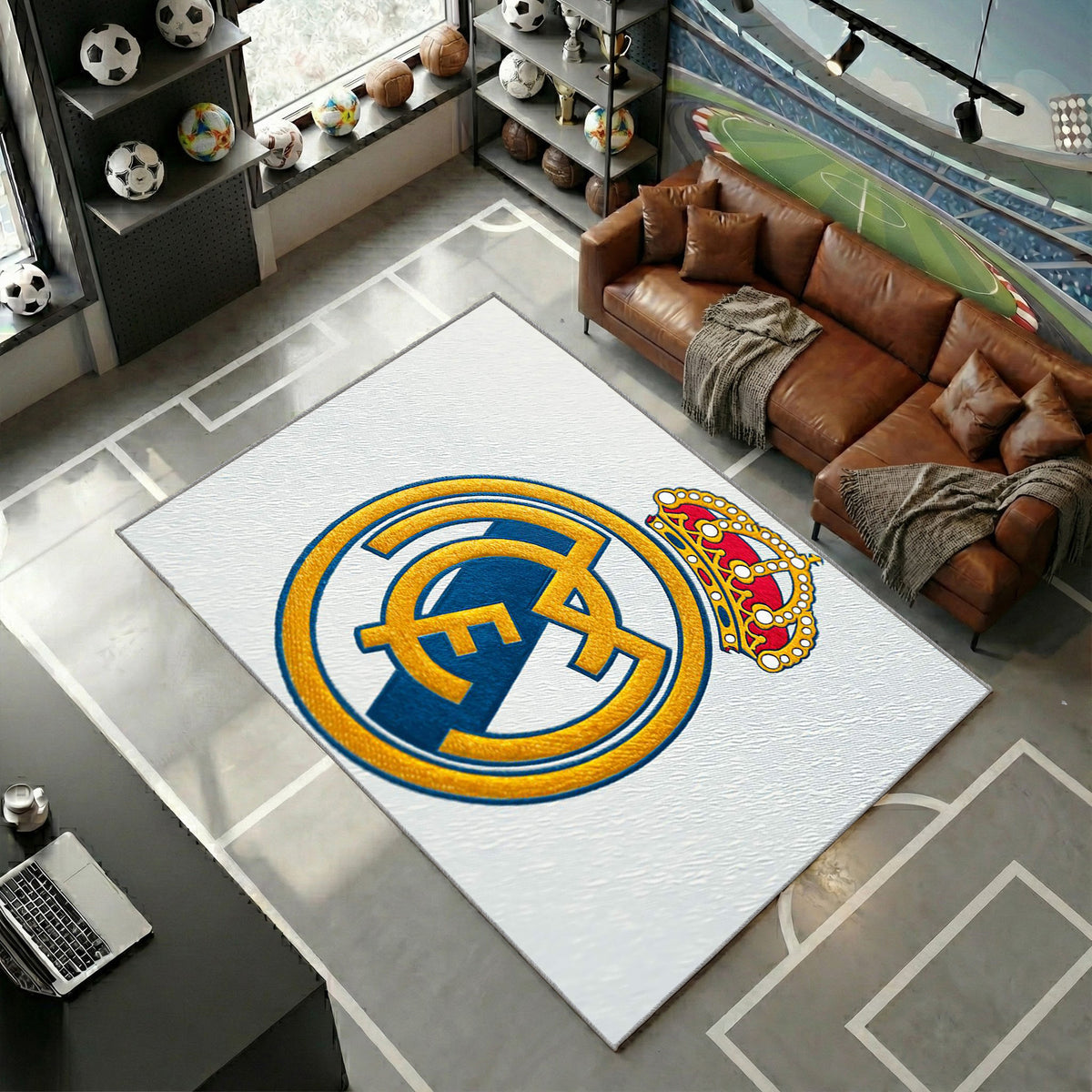 Real Madrid Couleur Neutre Style Moderne 19