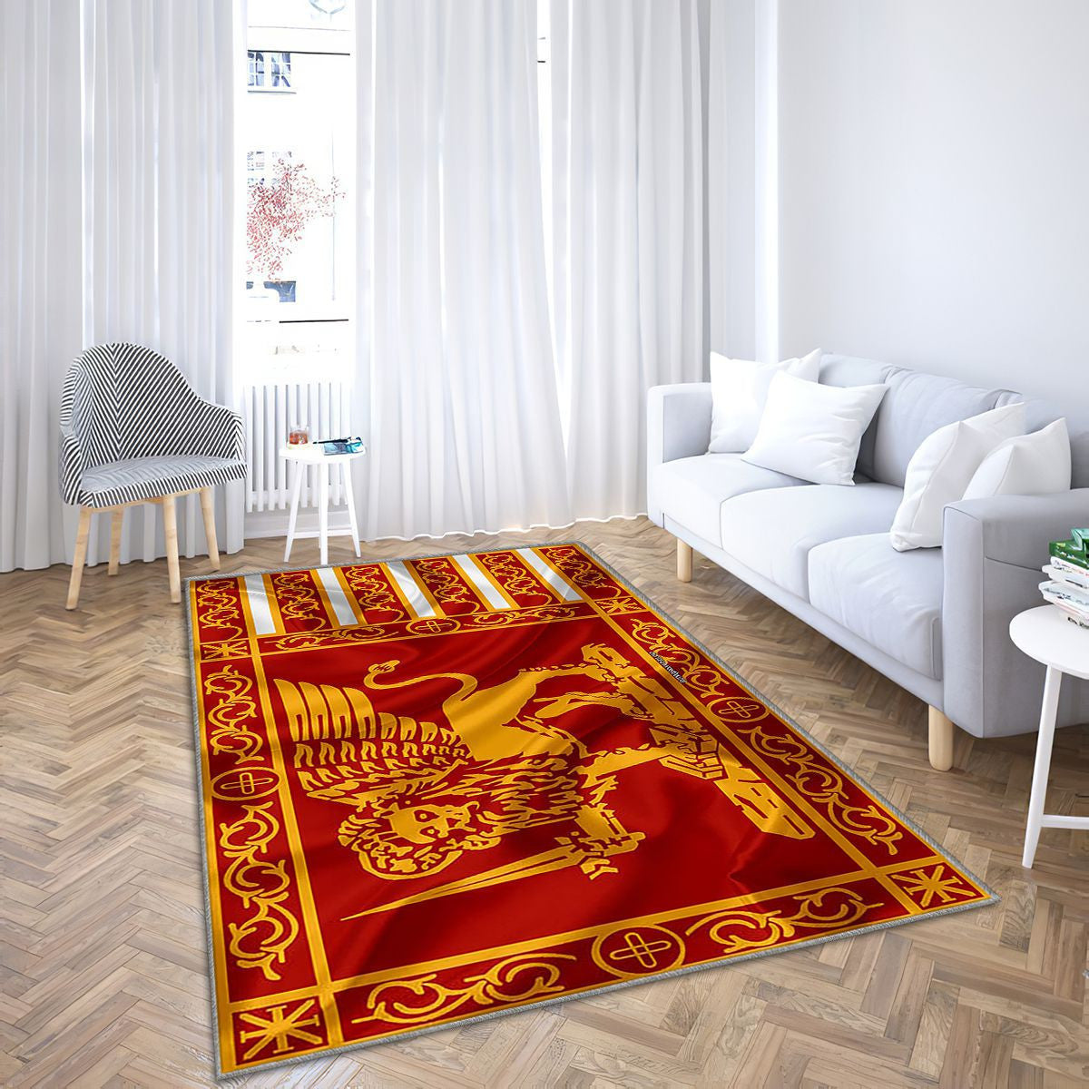 Drapeau De Venise Tapis Sol - Tapis De Salon, Villes D'Italie Venise Italie Tapis Art, Tapis pour la décoration de la maison