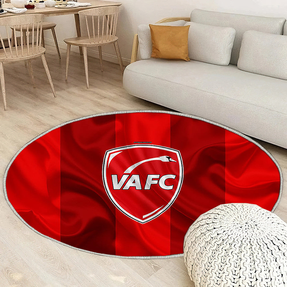 Valenciennes Fc Tapis Sol - Tapis De Salon, Drapeau Soie Rouge Football Français Tapis Art, Tapis pour la décoration de la maison