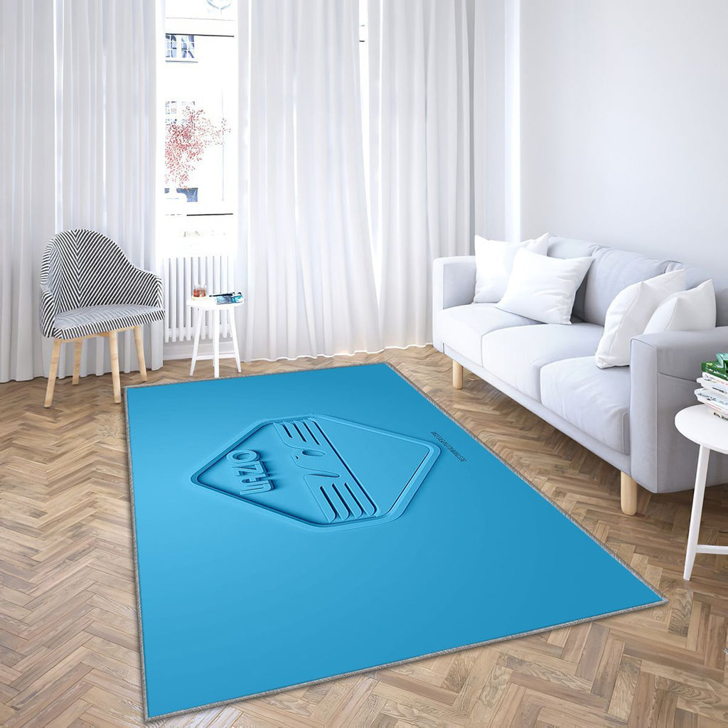 Lazio Fc3Dnewblue Tapis Sol - Tapis De Salon, Club de football italien Serie A Tapis Art, Tapis pour la décoration de la maison