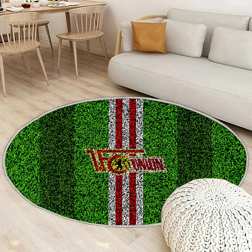 Union Berlin Fc Club De Football Allemand Blanc Rouge Tapis Sol - Tapis De Salon, Berlin Allemagne Tapis Art, Tapis pour la décoration de la maison