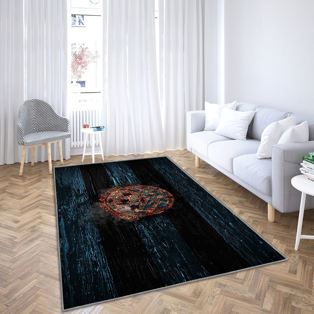 Tours Fc Tapis Sol - Tapis De Salon, Ligue 2 Bleu Et Noirfrançais Football Tapis Art, Tapis pour la décoration de la maison