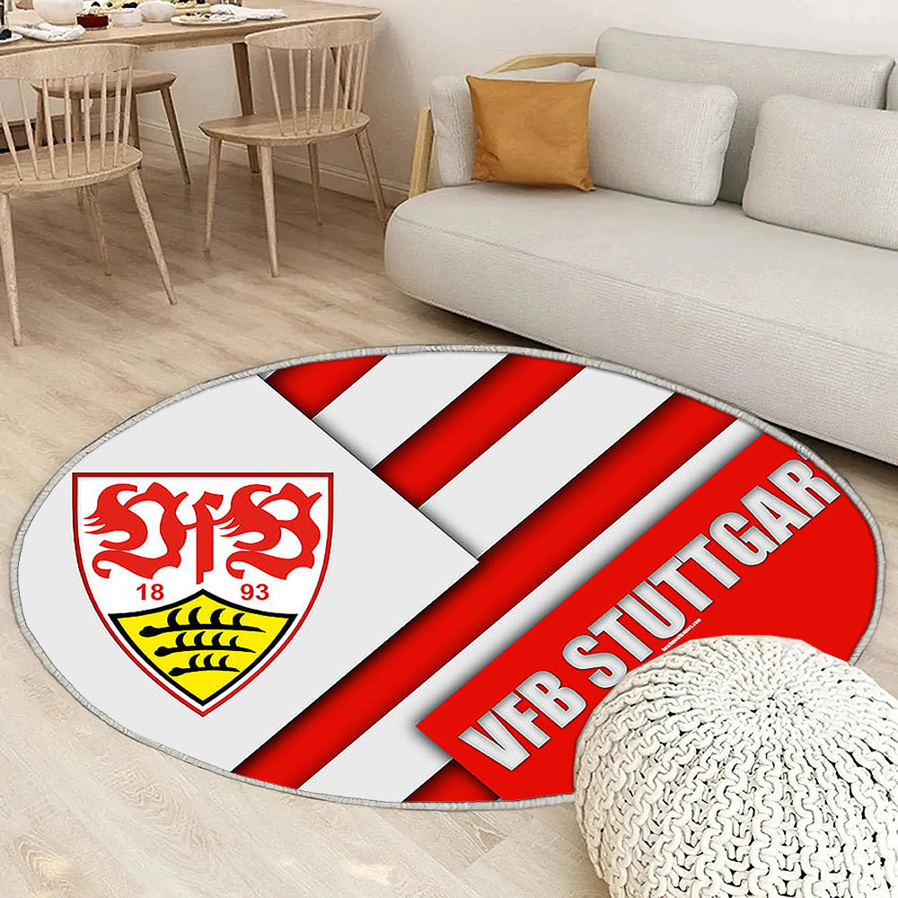 Vfb Stuttgart Fc Tapis Sol - Tapis De Salon, Clubbundesliga de football allemand Tapis Art, Tapis pour la décoration de la maison