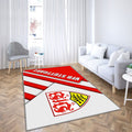 Vfb Stuttgart Fc Tapis Sol - Tapis De Salon, Clubbundesliga de football allemand Tapis Art, Tapis pour la décoration de la maison