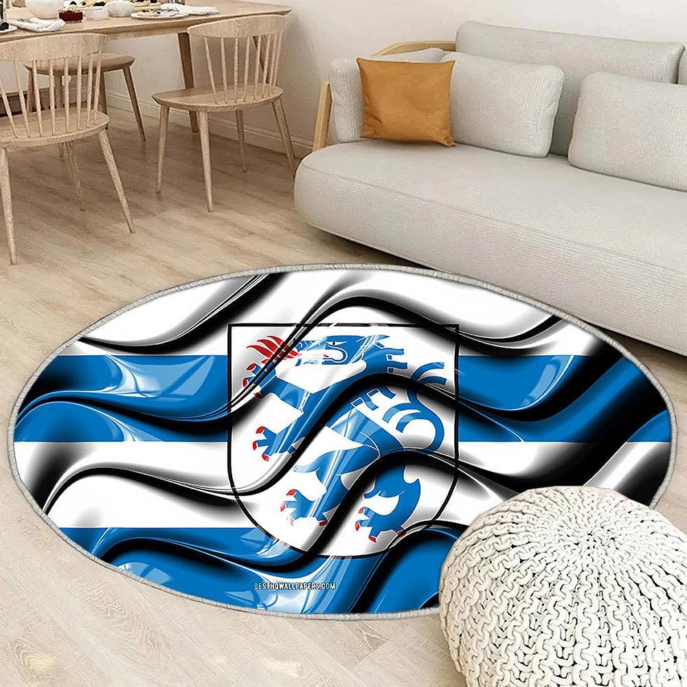 Ingolstadt Drapeau Villes D'Allemagne Tapis Sol - Tapis De Salon, Ingolstadt Ingolstadt Villes Allemandes Tapis Art, Tapis pour la décoration de la maison