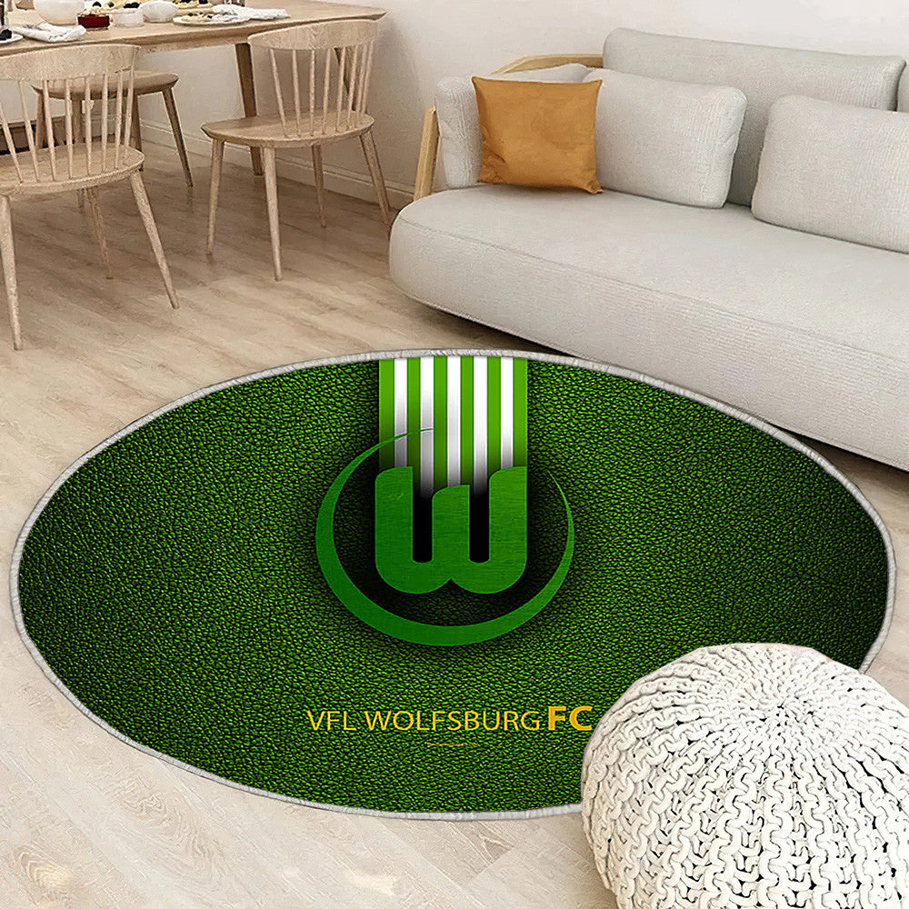 Vfl Wolfsburg Fc Club de football allemand Tapis Sol - Tapis De Salon, Championnats d'Allemagne d'Allemagne Tapis Art, Tapis pour la décoration de la maison