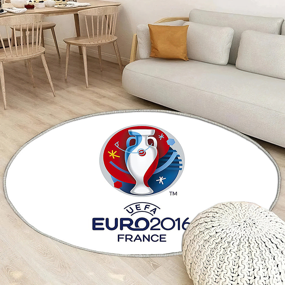 Logo Tapis Sol - Tapis De Salon, Euro 2016Blanc Tapis Art, Tapis pour la décoration de la maison