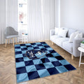 Logo Le Havre Ac Tapis Sol - Tapis De Salon, Drapeau Bleu Football français Le Havre Tapis Art, Tapis pour la décoration de la maison