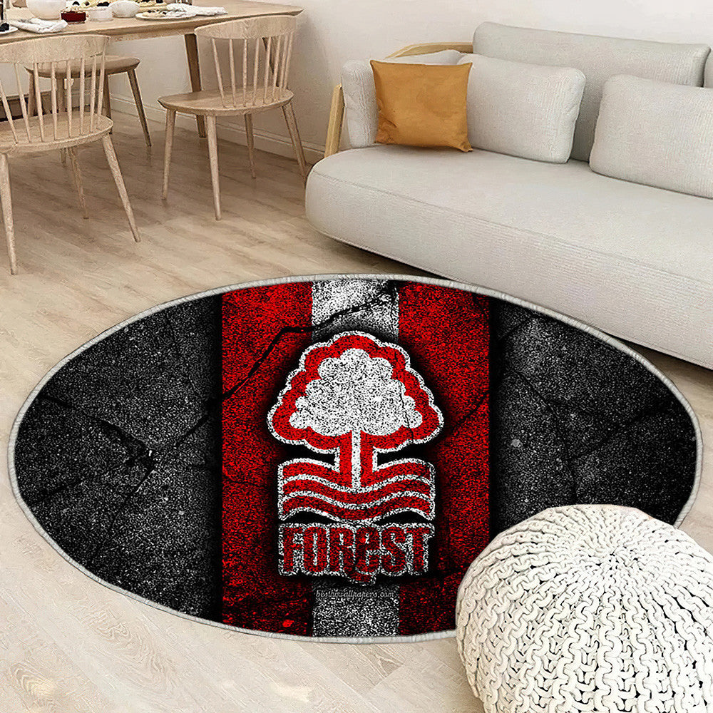 Nottingham Forest Fc Tapis Sol - Tapis De Salon, Club de football de championnat Efl Tapis Art, Tapis pour la décoration de la maison
